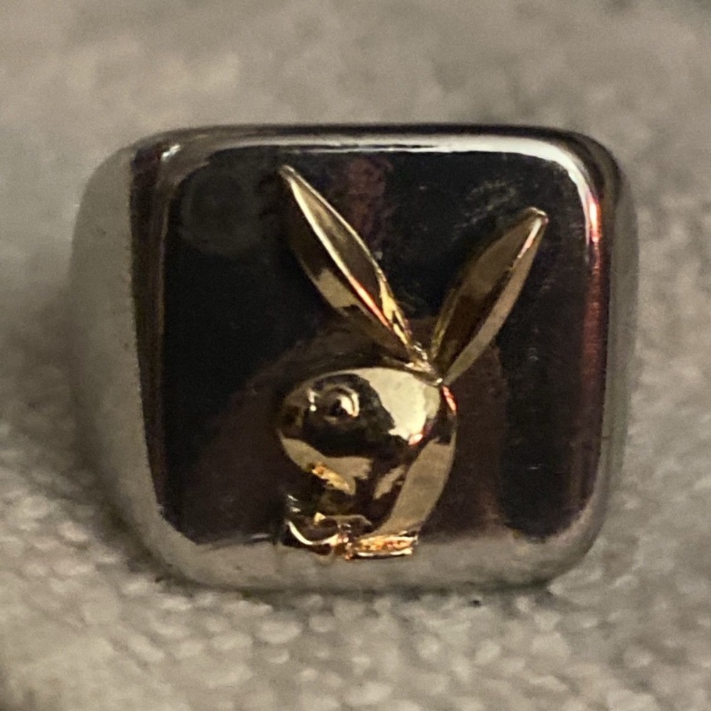 Vintage Playboy Silver/Gold Ring